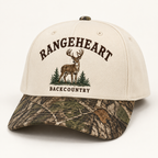 Backcountry cap in Cream / woodland camo