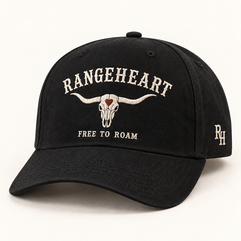 Free to Roam cap in Black / cream