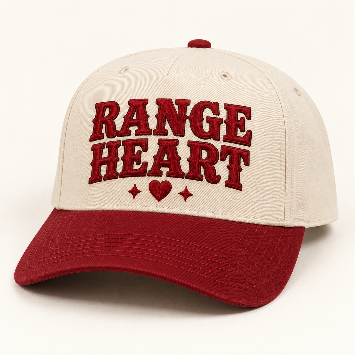 Rangeheart Red cap in Red / cream