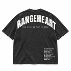 RANGEHEART hold the reins black — back view on white background