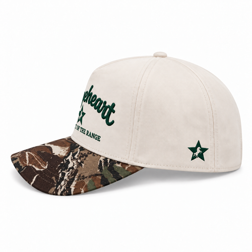 RANGEHEART Cream / Woodland cap — side view