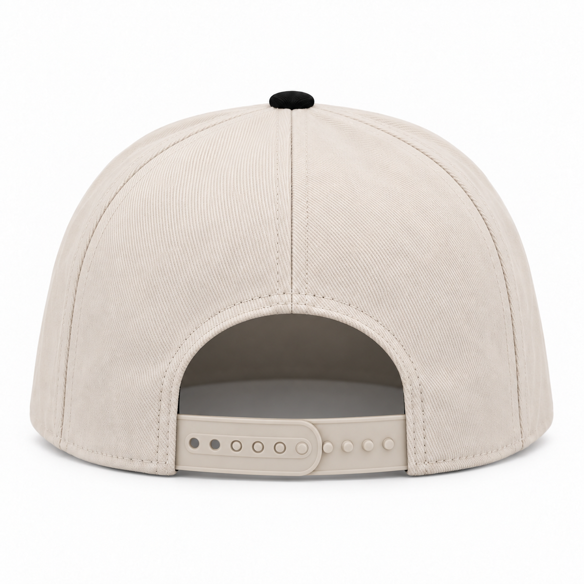 RANGEHEART Cream / Black cap — rear view