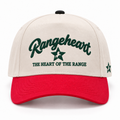 RANGEHEART Cream / Red cap — front view