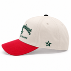 RANGEHEART Cream / Red cap — side view