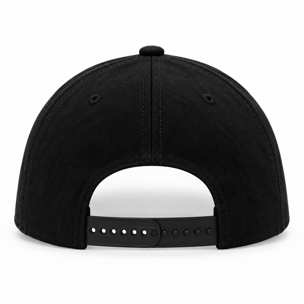 RANGEHEART All Black cap — rear view