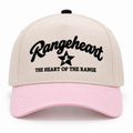 RANGEHEART Cream / Pink cap — front view