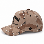 RANGEHEART Desert Camo cap — side view