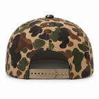 RANGEHEART Duck Camo cap — rear view