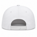RANGEHEART White / Washed Red cap — rear view