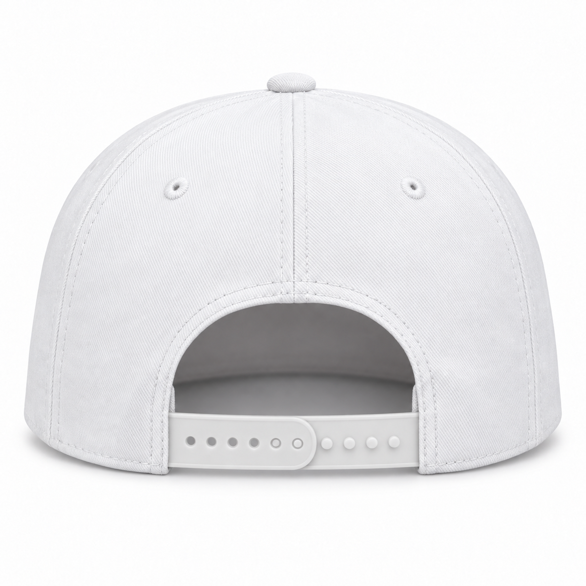 RANGEHEART White / Washed Red cap — rear view