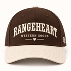 Western Goods Cap in Espresso / cream — front view