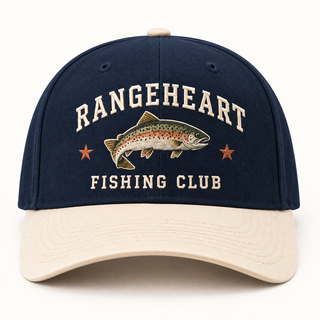 After Hours Fishing Cap in Navy / cream — front view