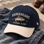 After Hours Fishing Cap in Navy / cream — styled with denim