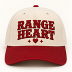 Rangeheart Red Cap in Red / cream — front view