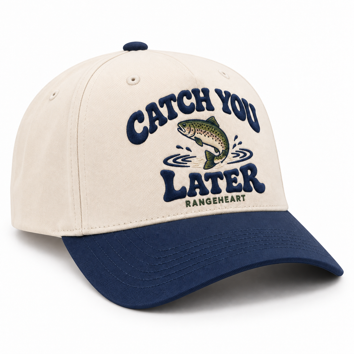 Catch You Later Cap — right three-quarter view