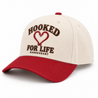Hooked for Life Cap — left three-quarter view