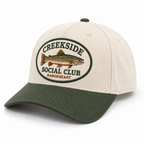 Creekside Social Club Cap — left three-quarter view