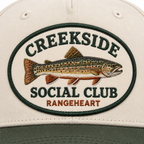 Creekside Social Club Cap — embroidery detail