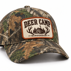 Deer Camp Cap — brim and crown detail
