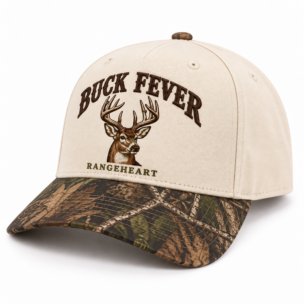 Buck Fever Cap — left three-quarter view