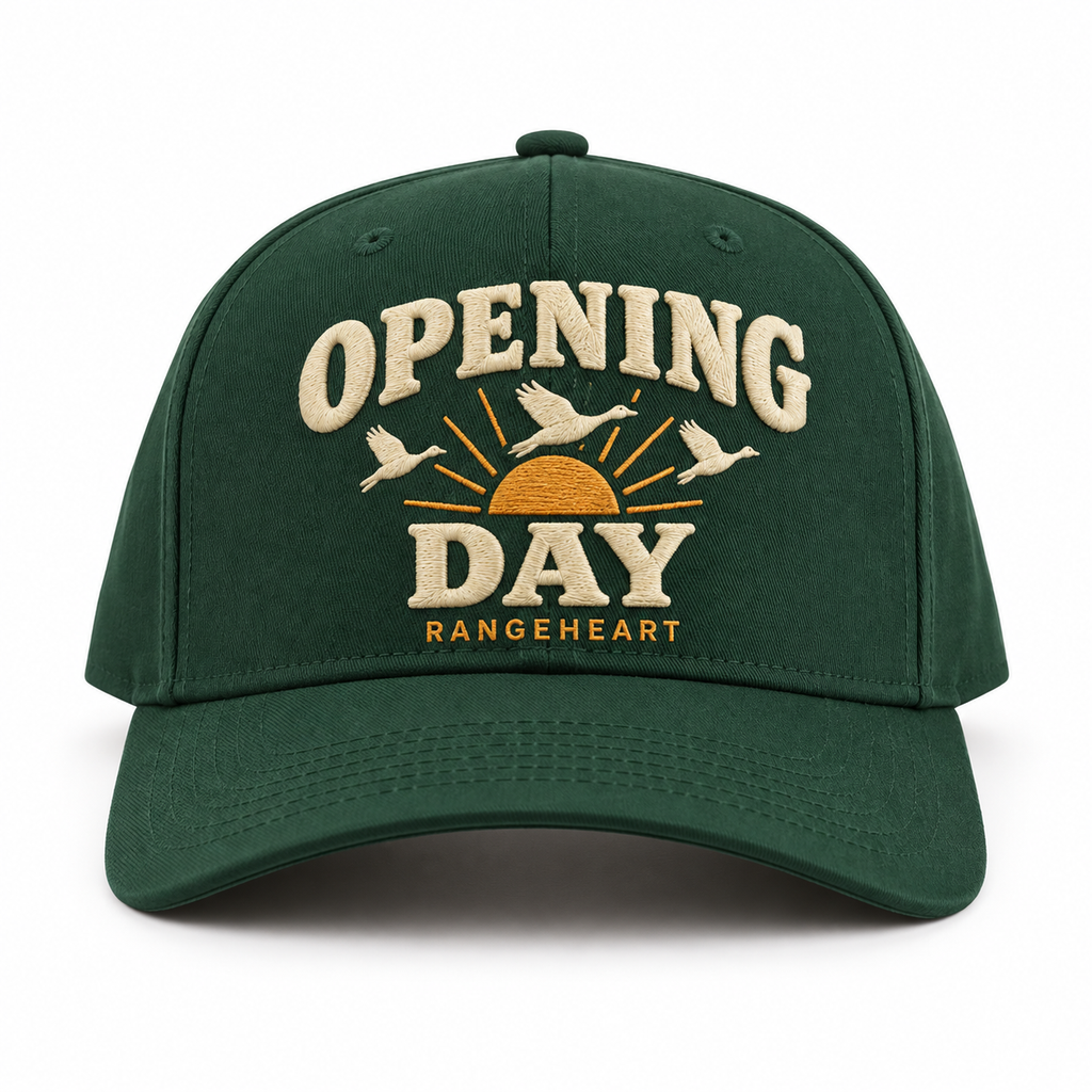 Opening Day baseball cap in Forest green — front view