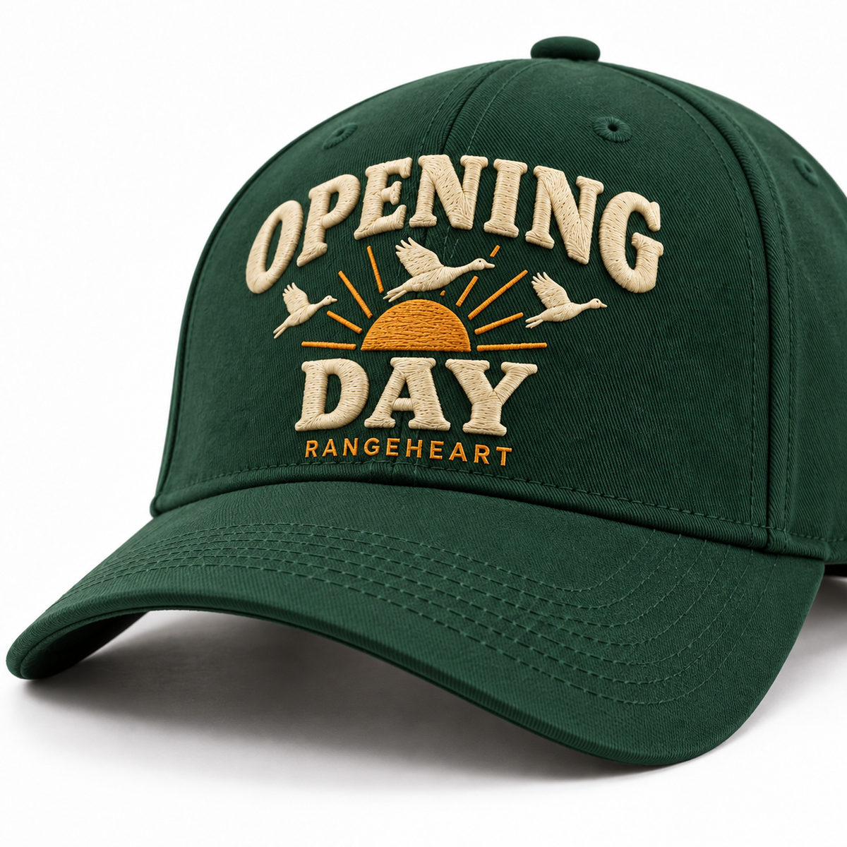Opening Day Cap — brim and crown detail