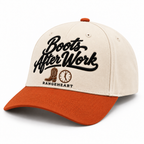 Boots After Work Cap — left three-quarter view
