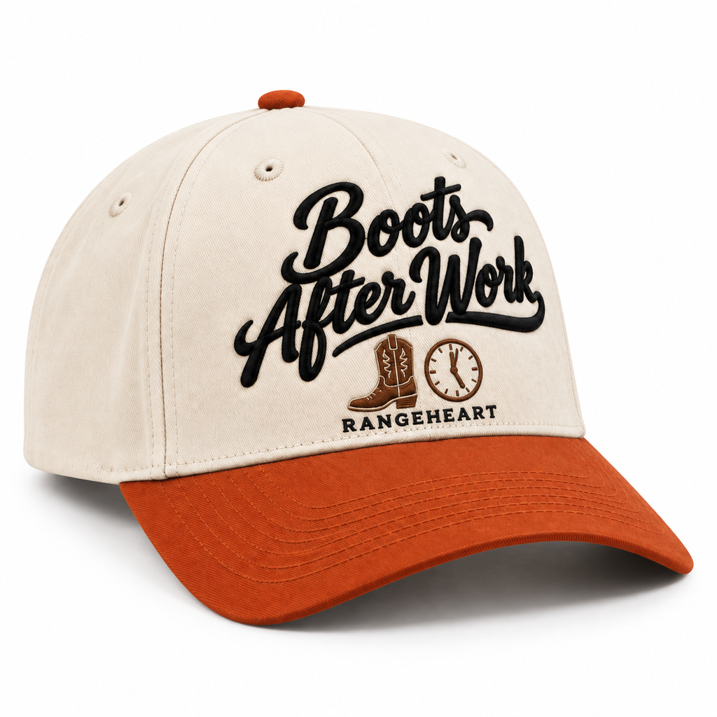 Boots After Work Cap — right three-quarter view