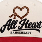 All Heart Cap — embroidery detail