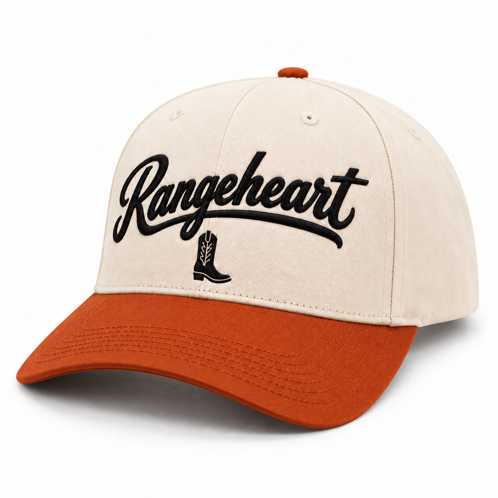 Rangeheart Boot Cap — left three-quarter studio view